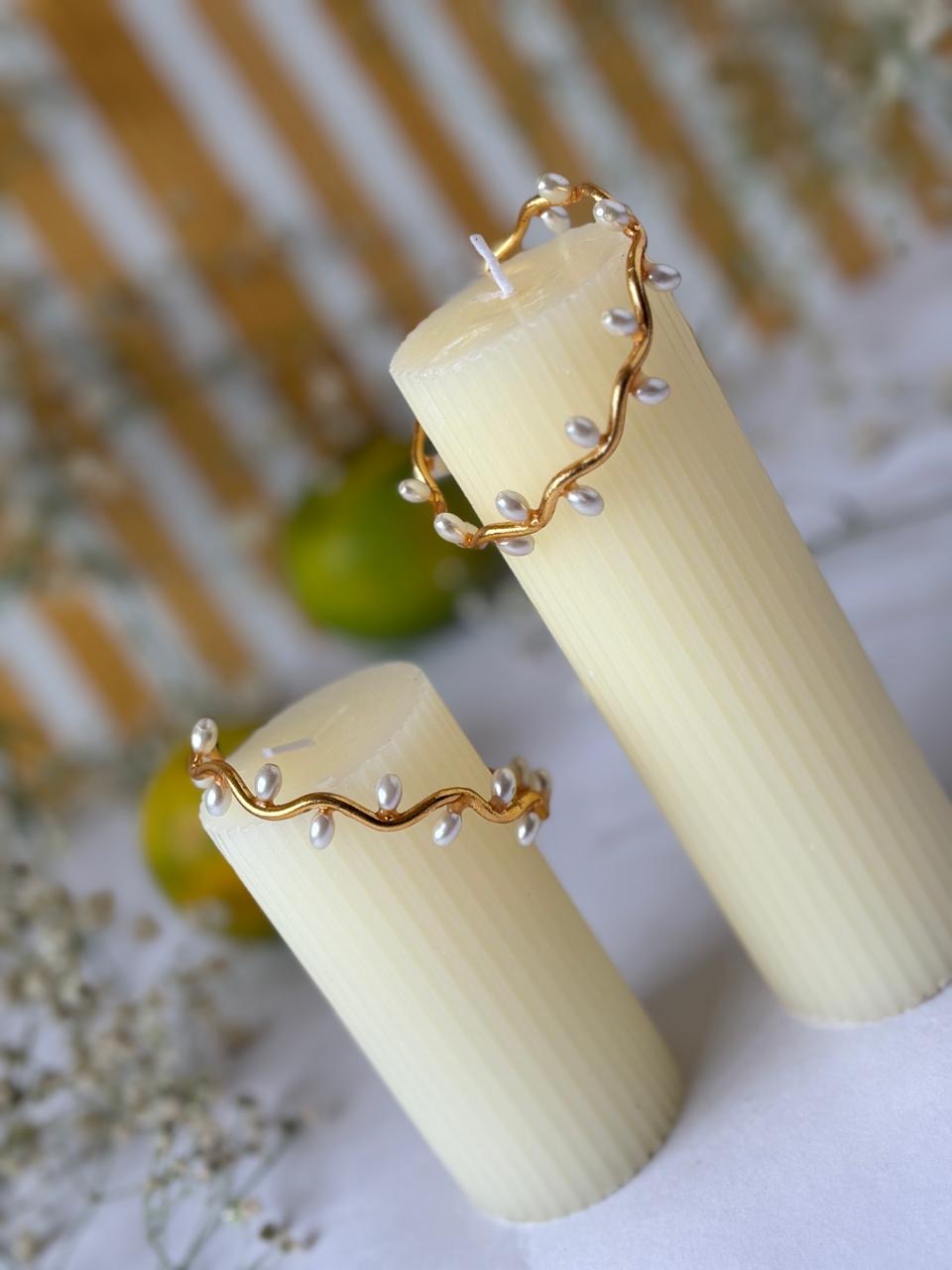 Pearl wave Bangels (set of 2)