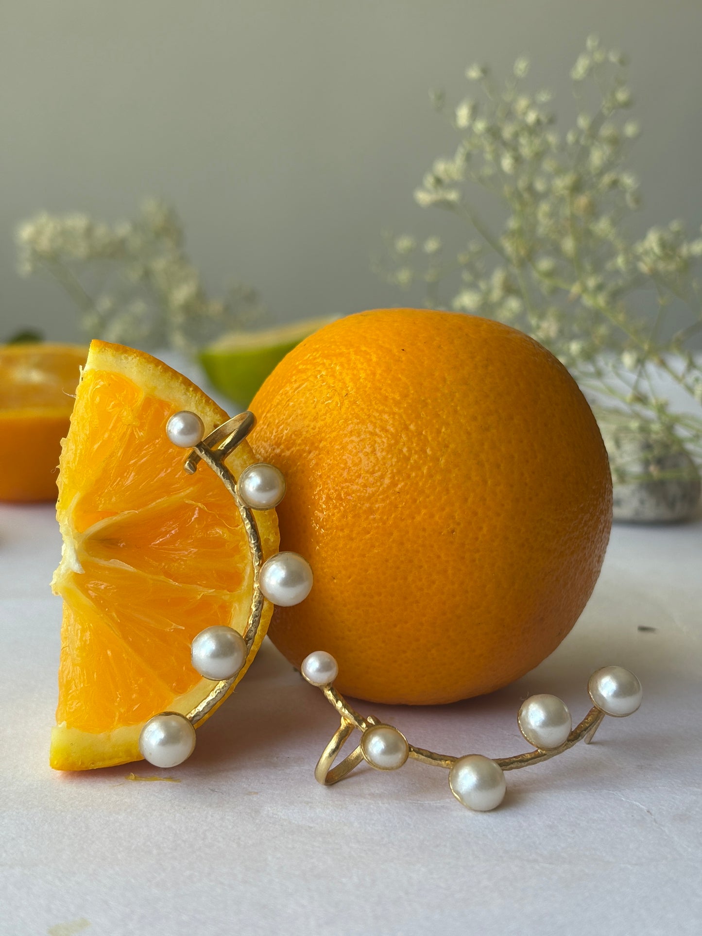 Pearl ear cuff