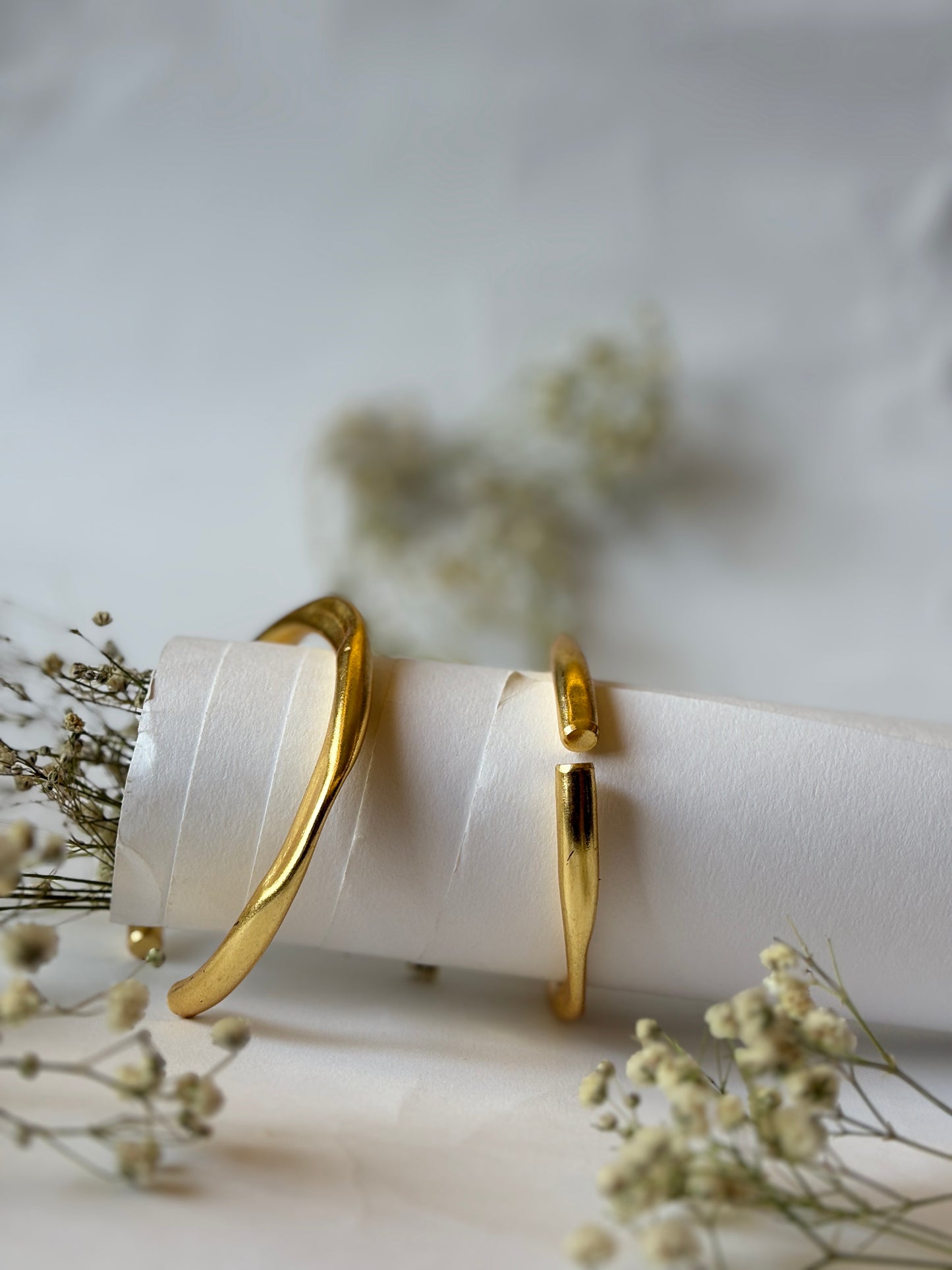 Hammered bangles (set of 2)