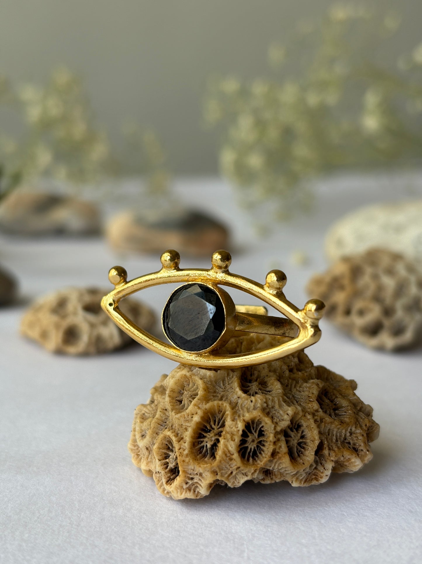 Evil eye ring