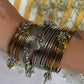Dual tone charm Bangels