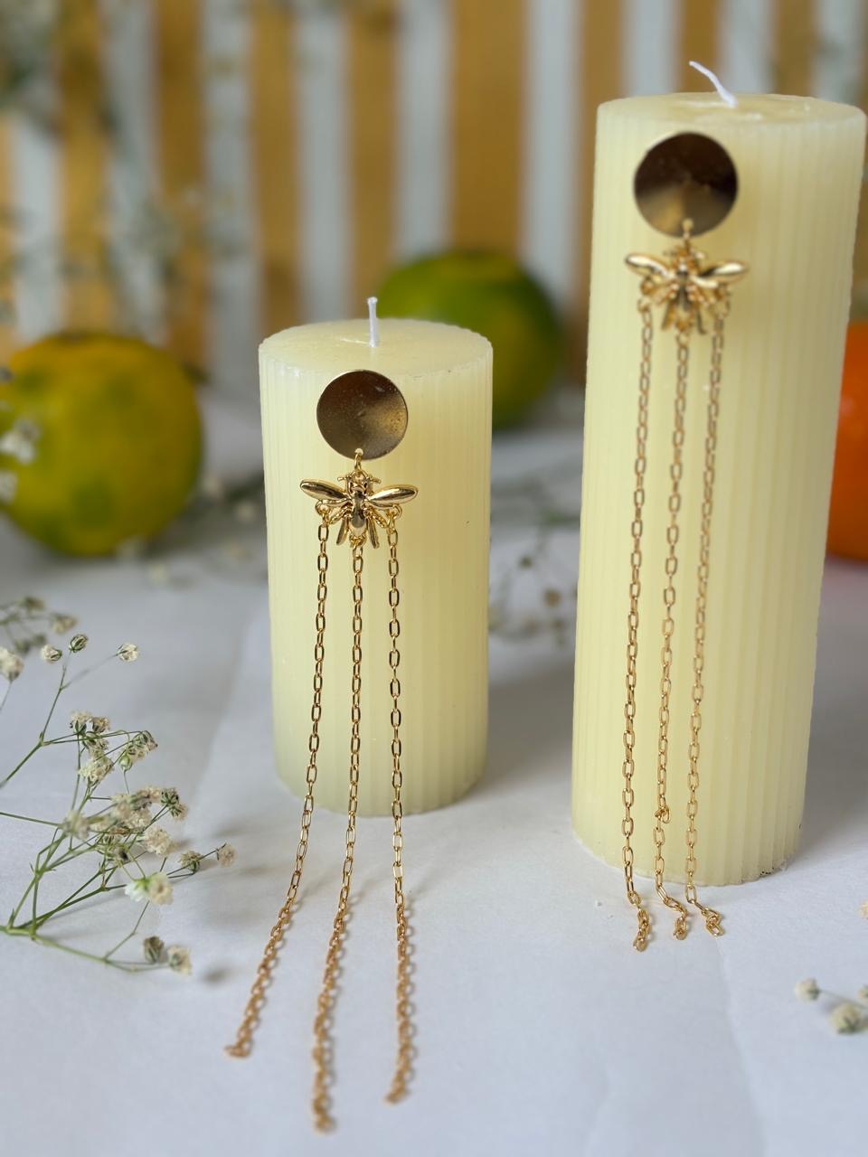Bee chain Earrings