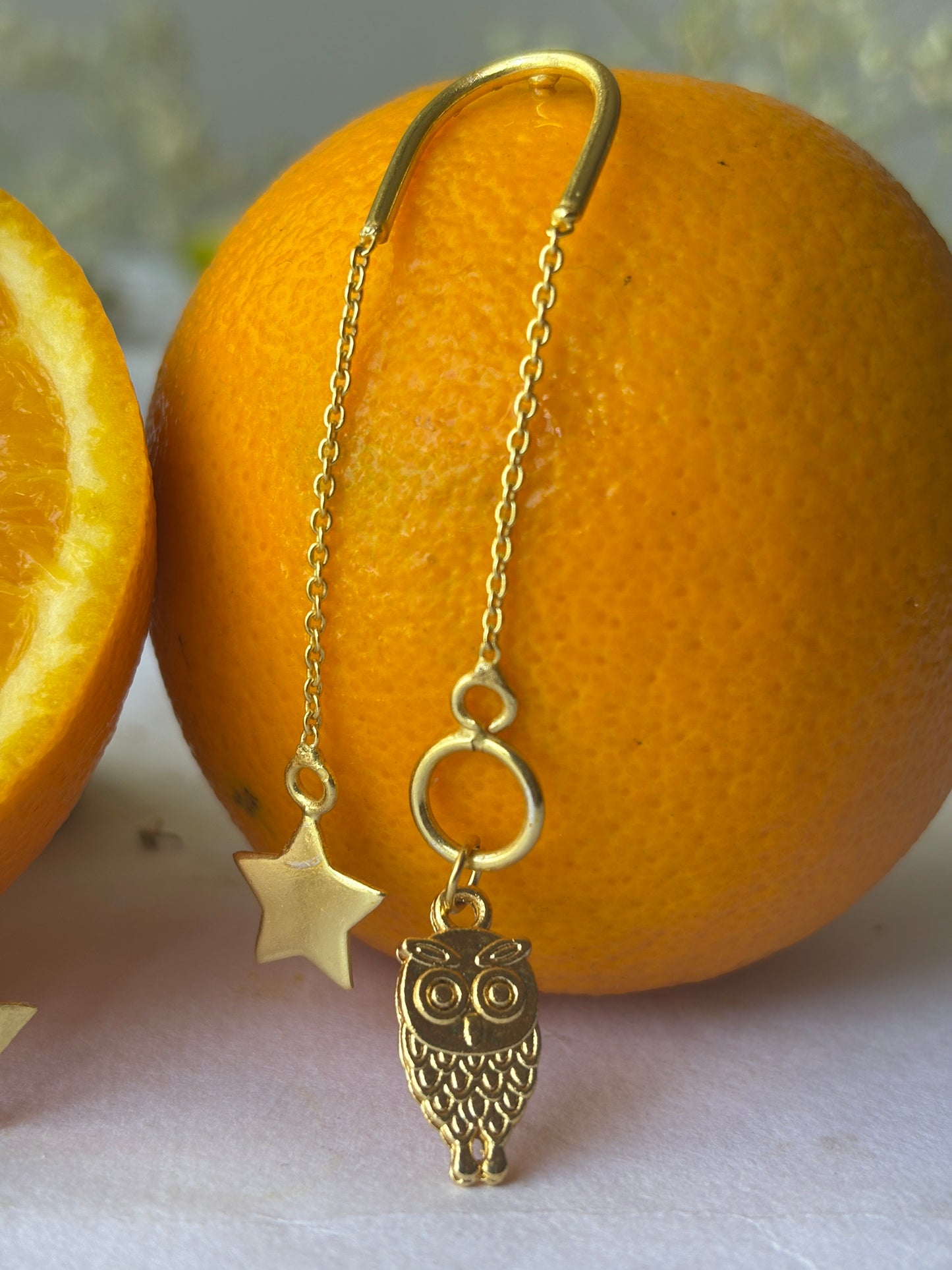 Star & owl earrings