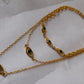 Evil eye neck stack
