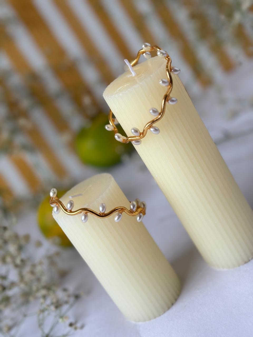Pearl wave Bangels (set of 2)