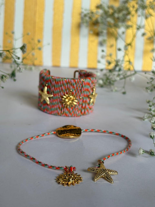 Sun & star Rakhi set
