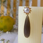 Vintage pearl drop earrings