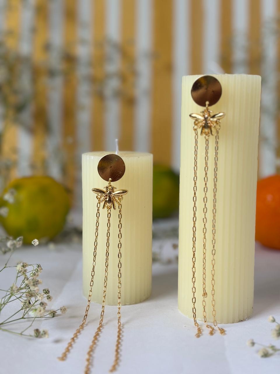 Bee chain Earrings
