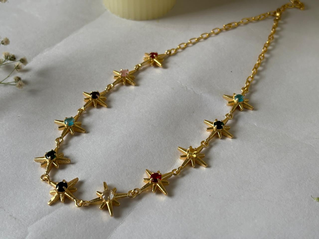 Navratna sitara chocker