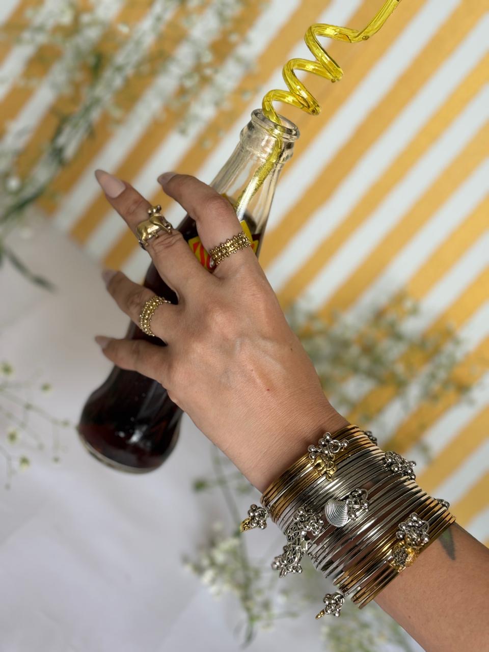 Dual tone charm Bangels
