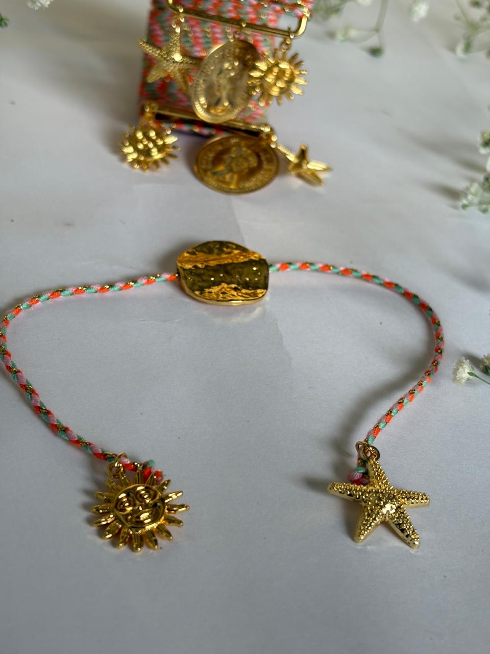 Sun & star Rakhi set