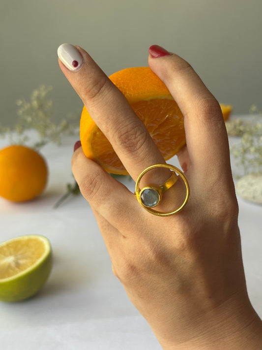 Minty circle ring