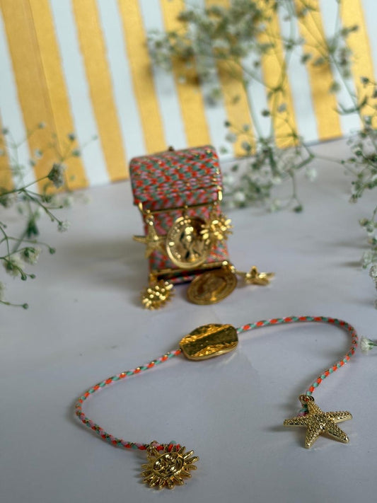 Sun & star Rakhi set
