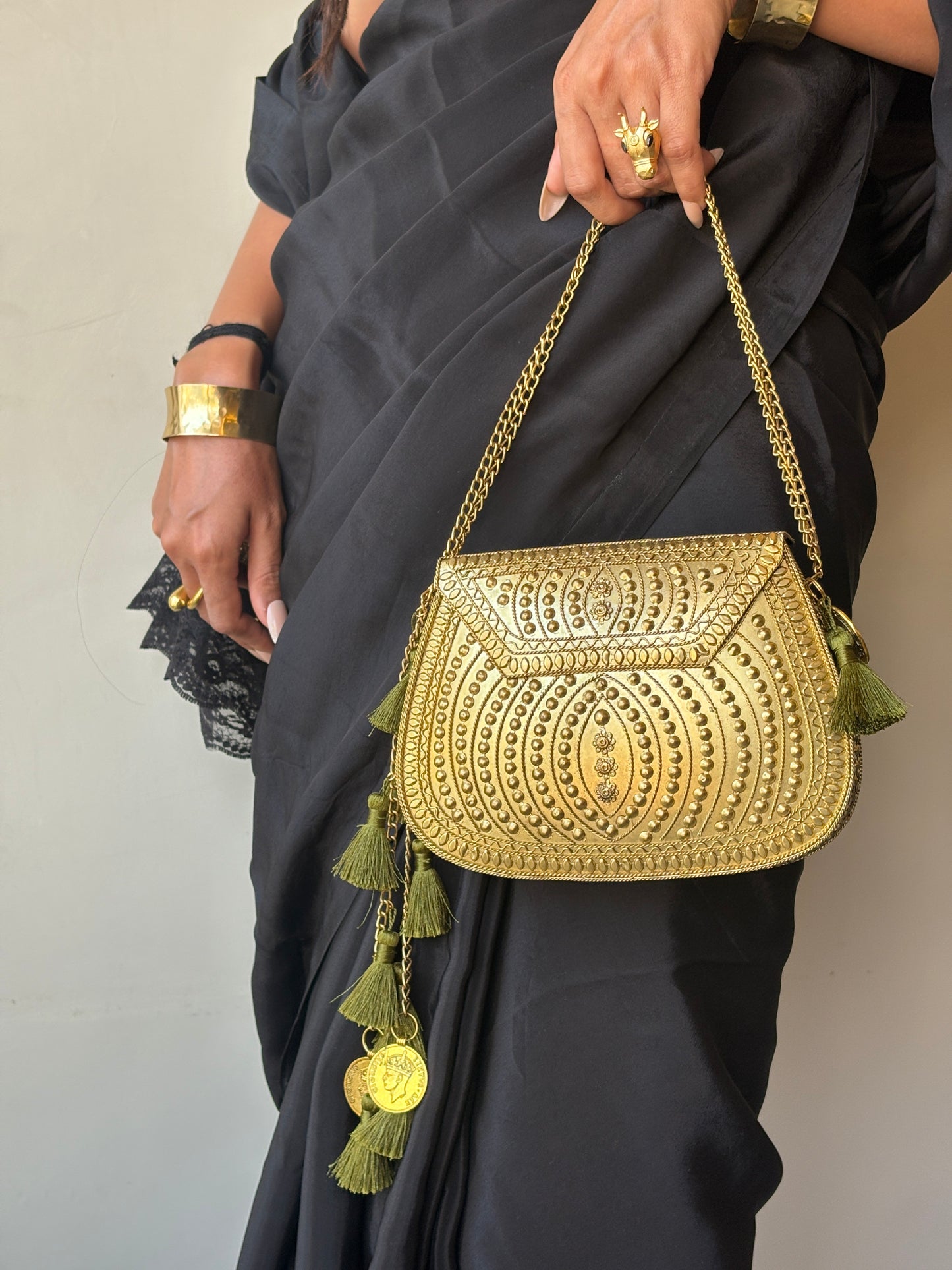Tribal Olive bag