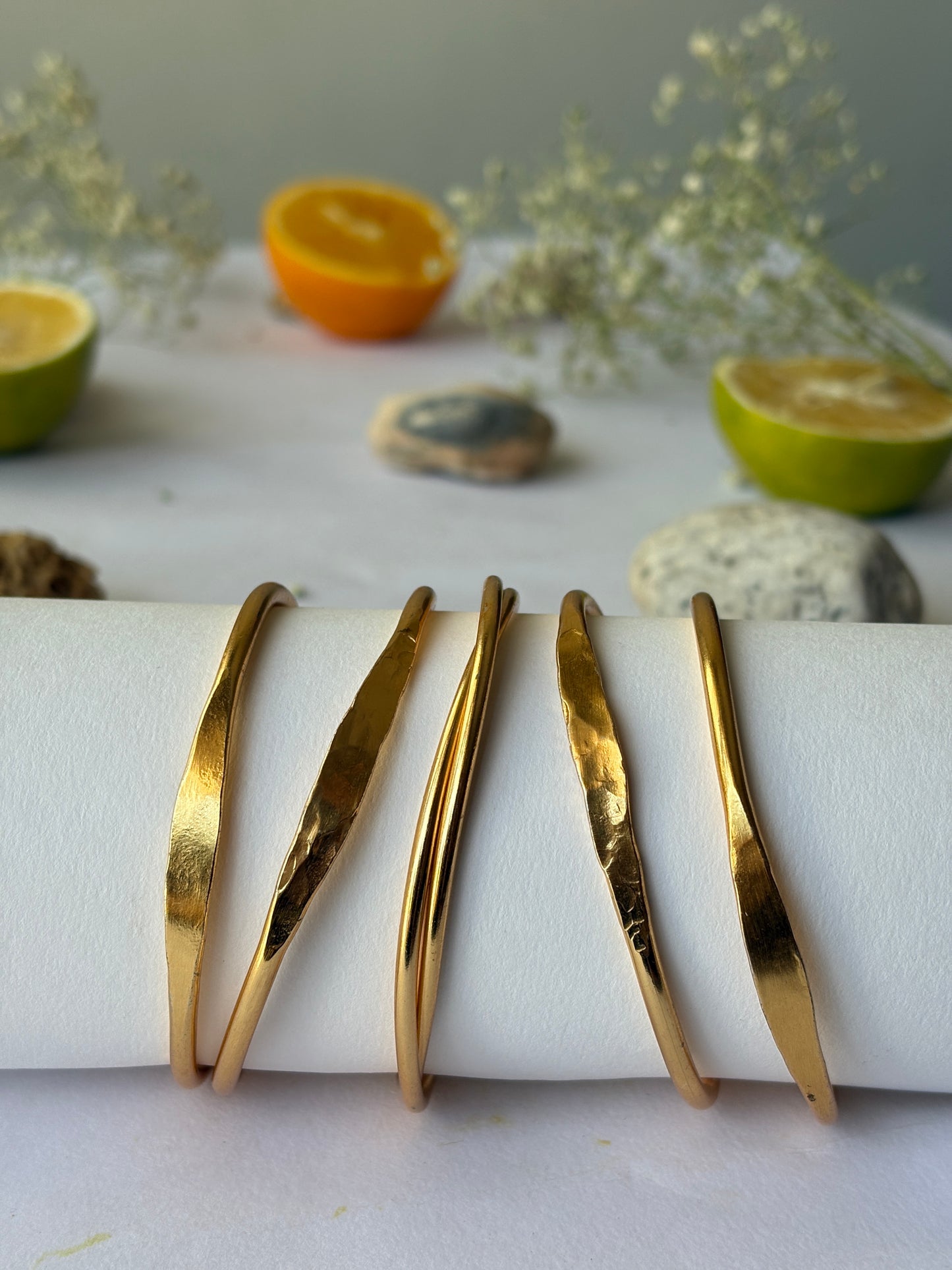 Goldy bangles (set of 5)