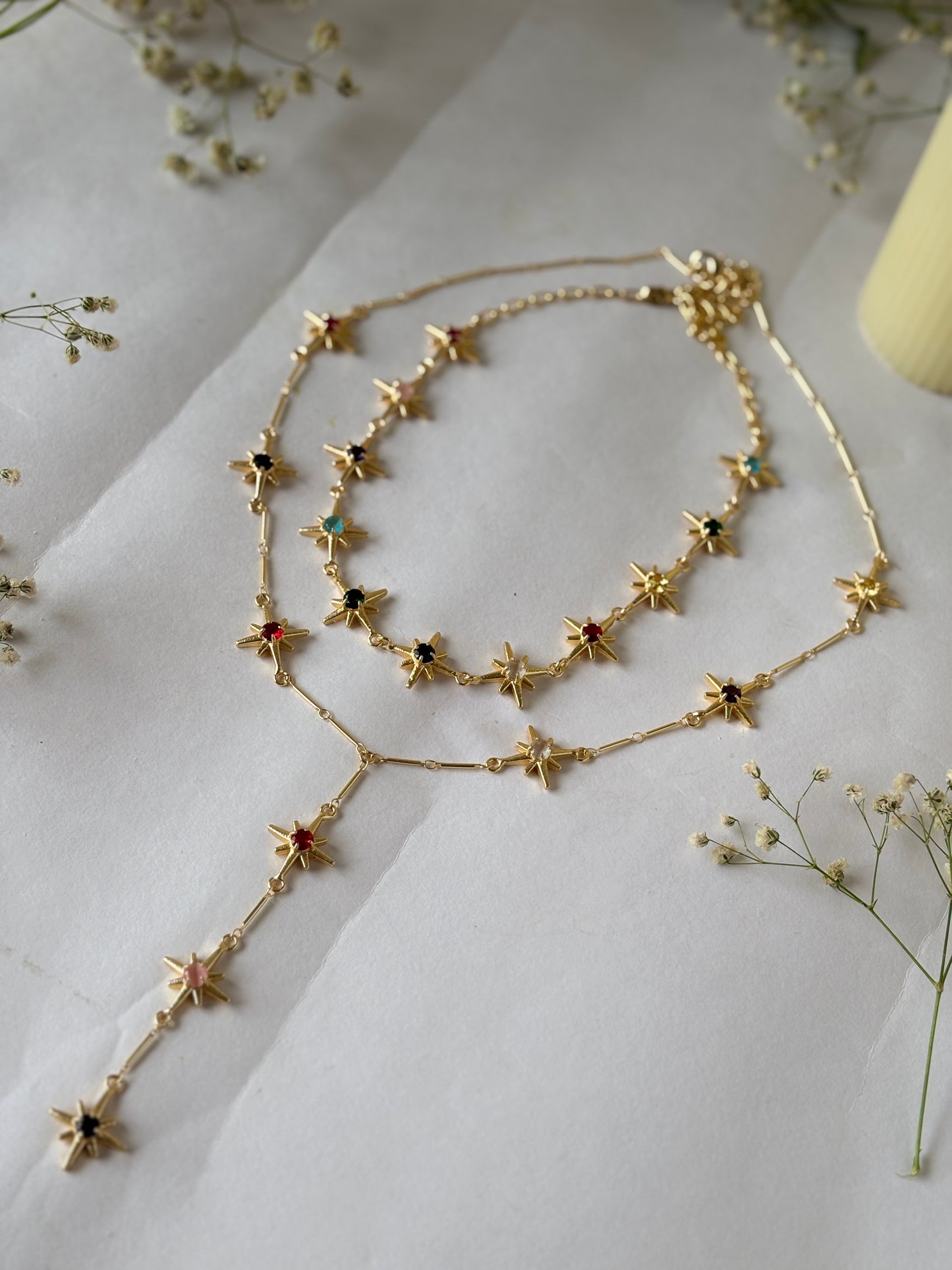 Navratna Sitara neck-set