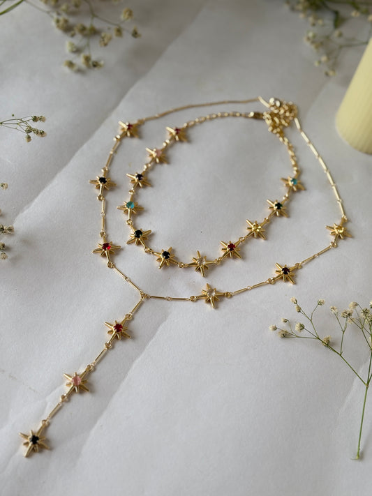 Navratna Sitara neck-set