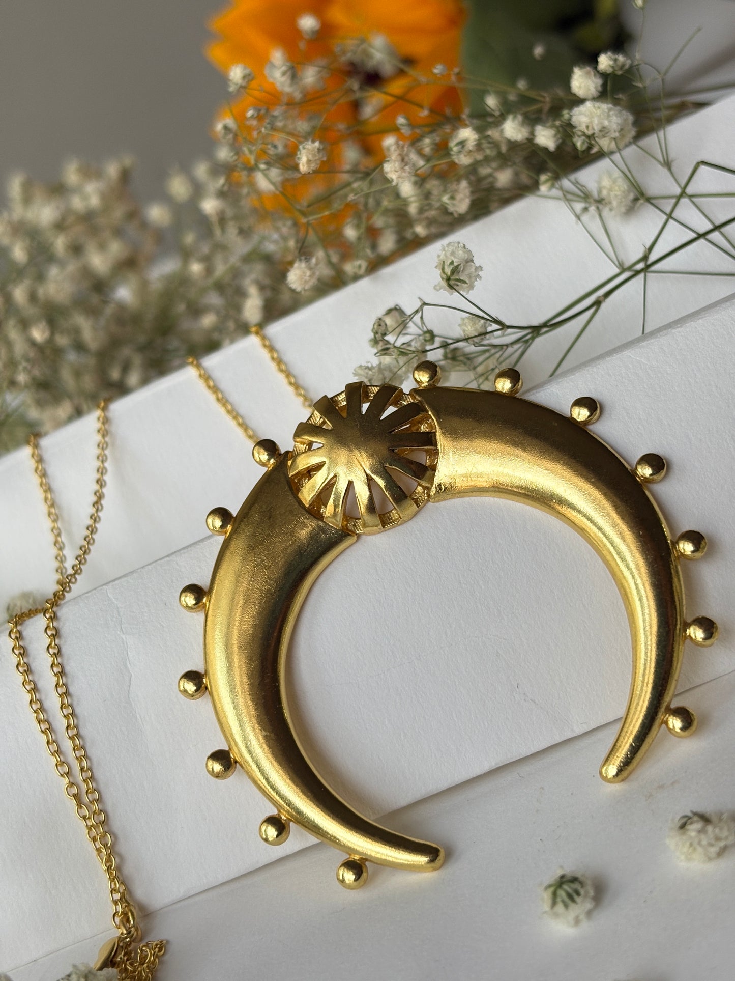 Tribal moon chain