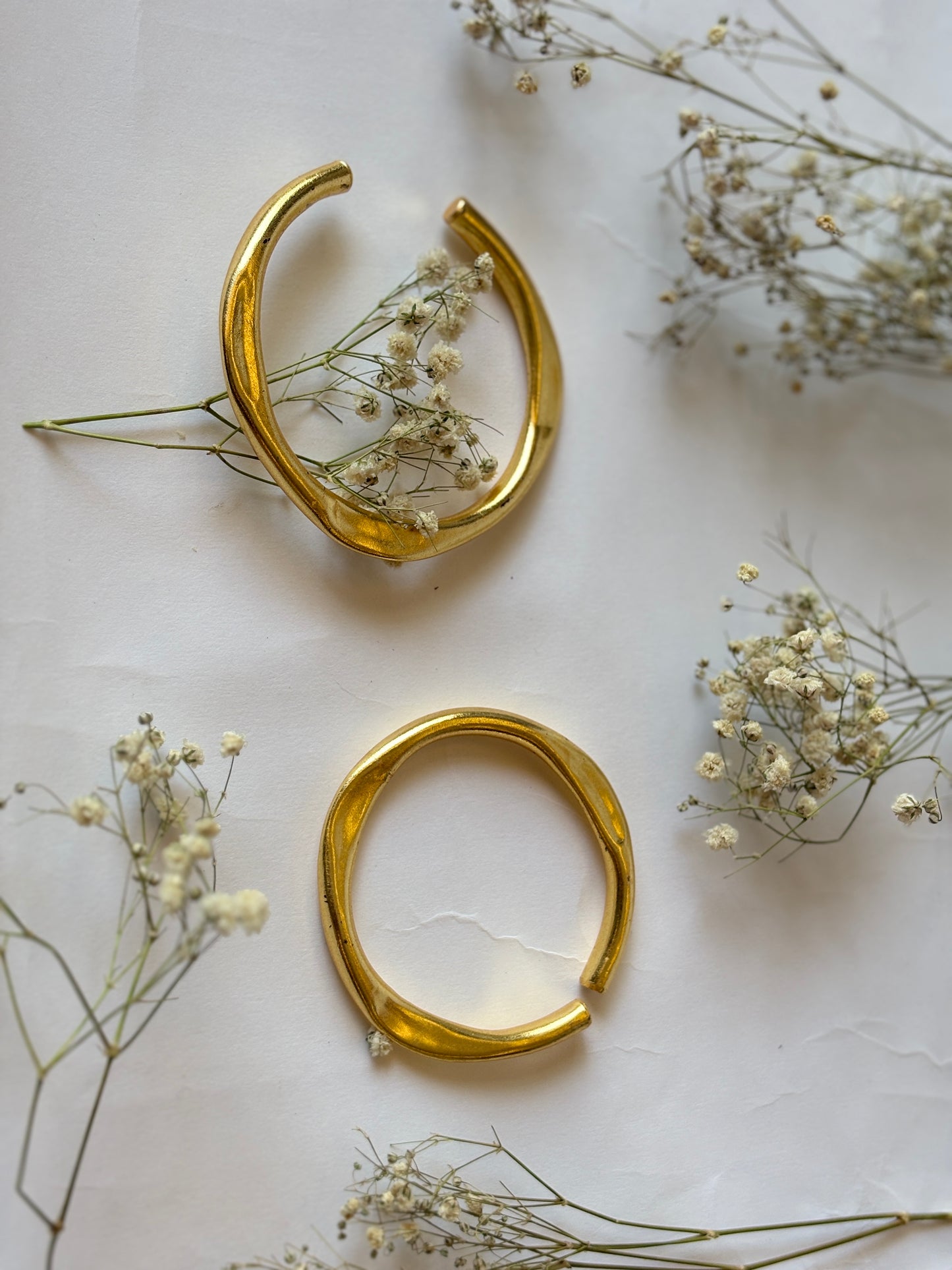 Hammered bangles (set of 2)
