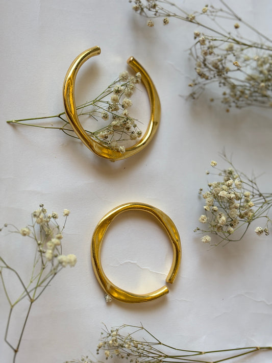 Hammered bangles (set of 2)