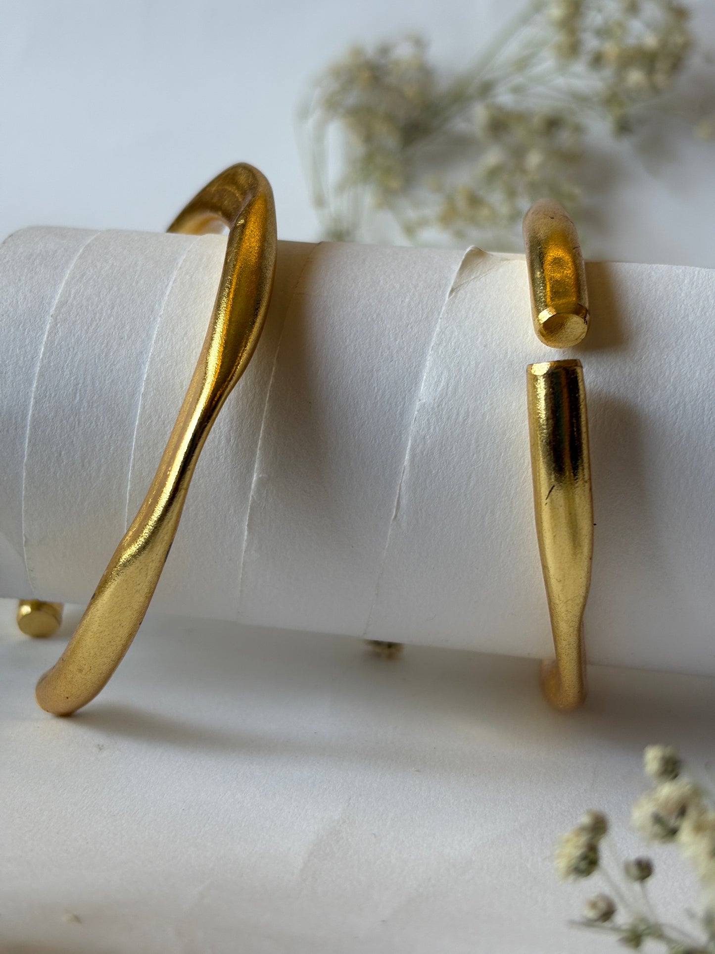 Hammered bangles (set of 2)
