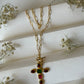 Stone cross chain