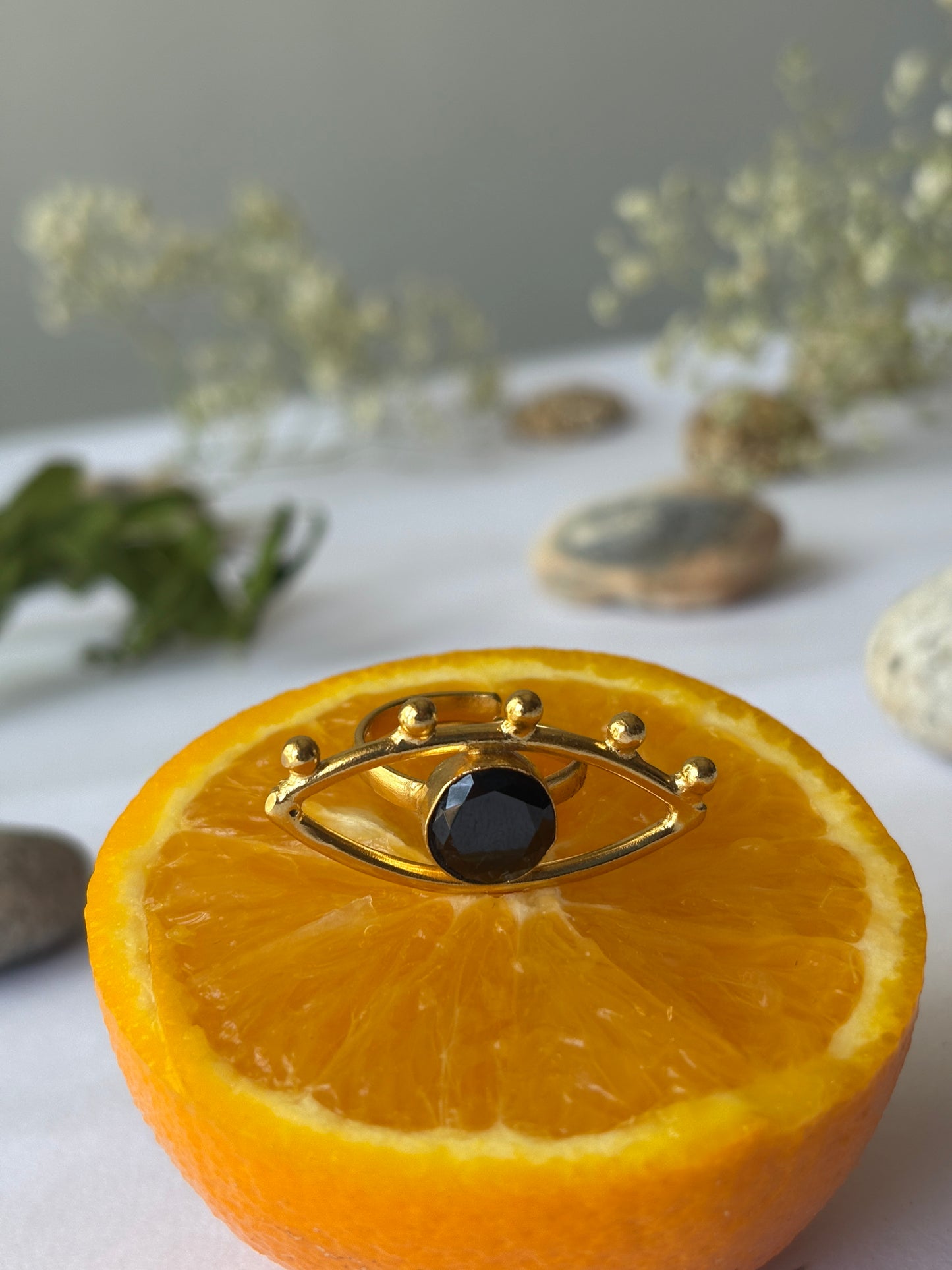 Evil eye ring