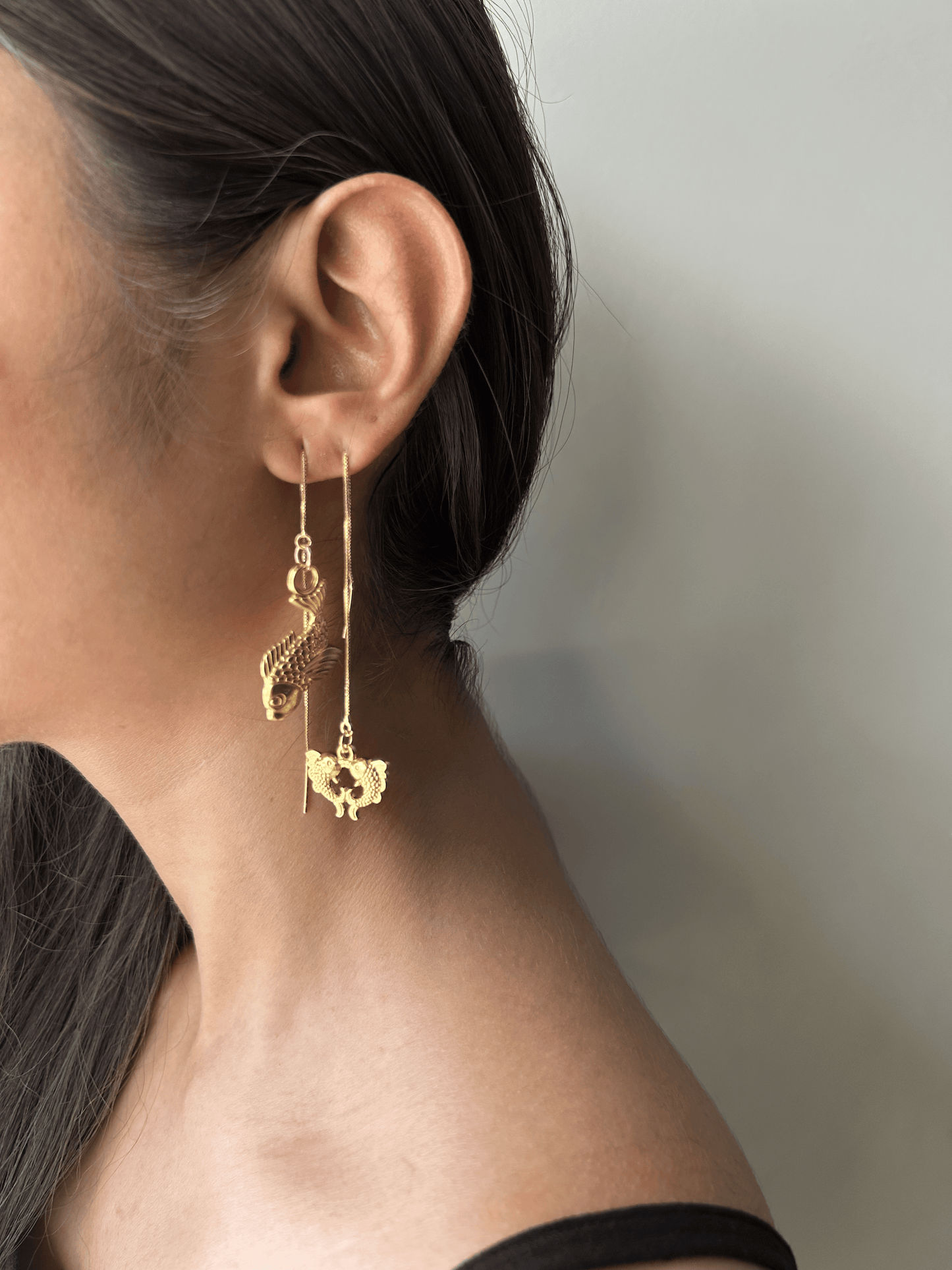 Fishy Sui Dhaga earring