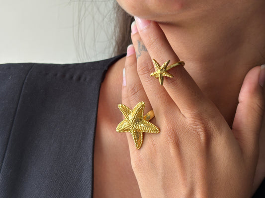 Starfish ring set