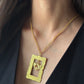 Fishy frame necklace