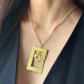 Fishy frame necklace