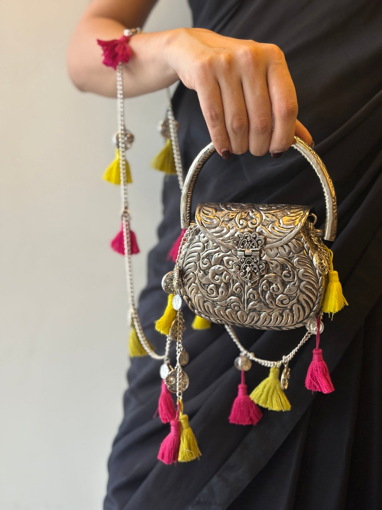 Maharani silver purse