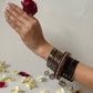 Sikka black grey bangles