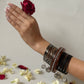 Sikka black grey bangles