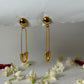 Safety pin earring