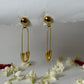 Safety pin earring