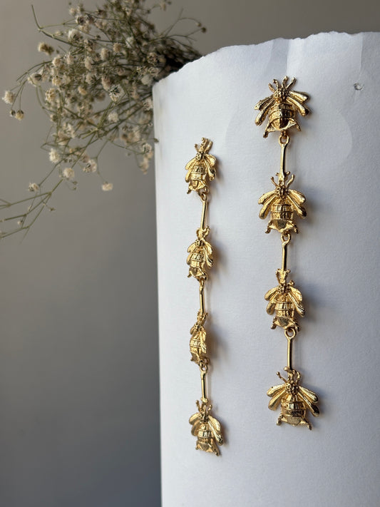 Honey bee earring