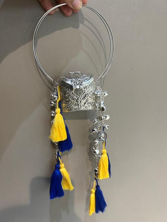 Silver Ghungroo Batua