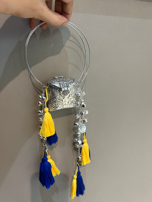 Silver Ghungroo Batua